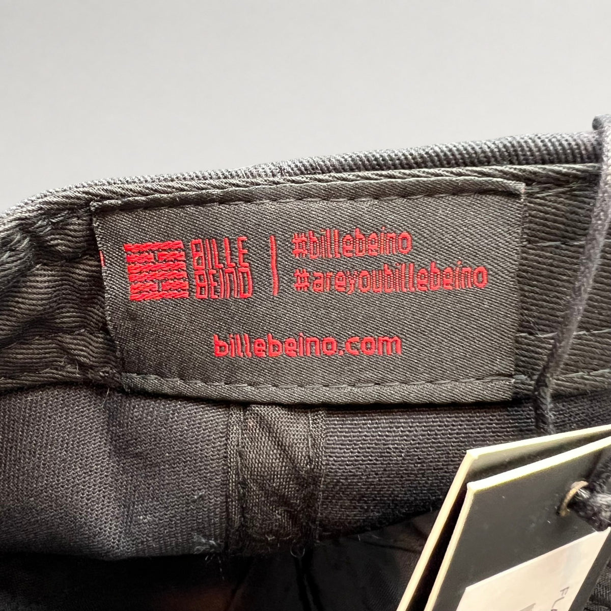 Bille Beino Modern Black Red Flag Patch Strapback Hat, photo 7
