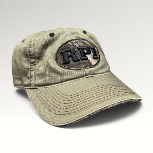 RPI Rensselaer The Game 2000s Camo-Trim Strapback Hat, photo 2