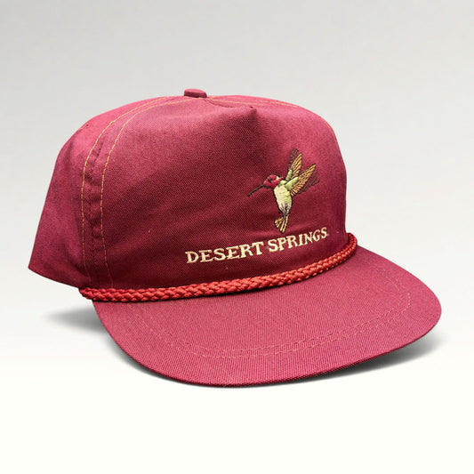 Desert Springs Imperial Vintage 90s Rope Front Strapback Hat, photo 2