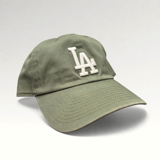 Los Angeles Dodgers '47 olive strapback hat photo 2