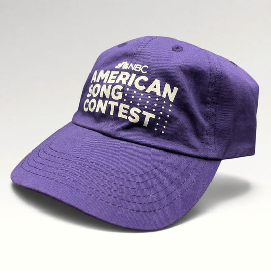 American Song Contest NBC Purple Strapback Hat photo 2
