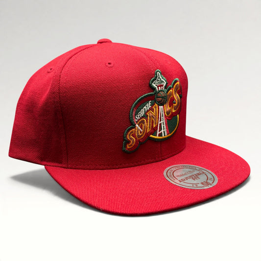 Seattle SuperSonics Mitchell & Ness Hardwood Classics Snapback Hat photo 2