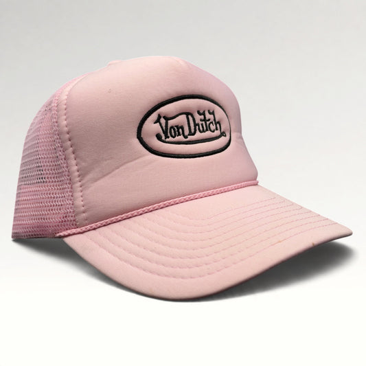 Von Dutch Vintage Pink Snapback Trucker Hat, photo 2