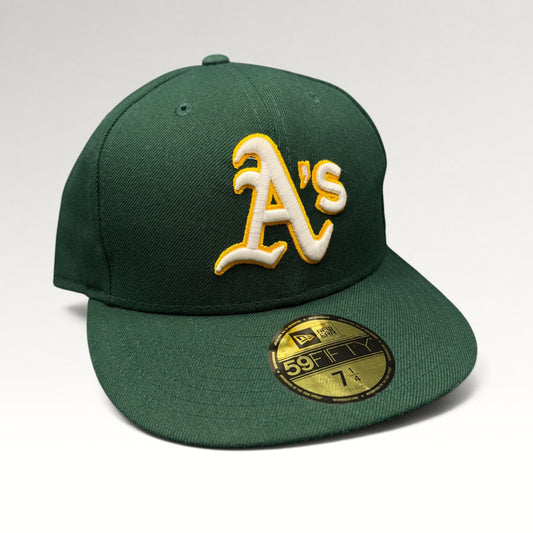 Oakland Athletics New Era 59FIFTY Fitted Hat Size 7 1/4 view 2