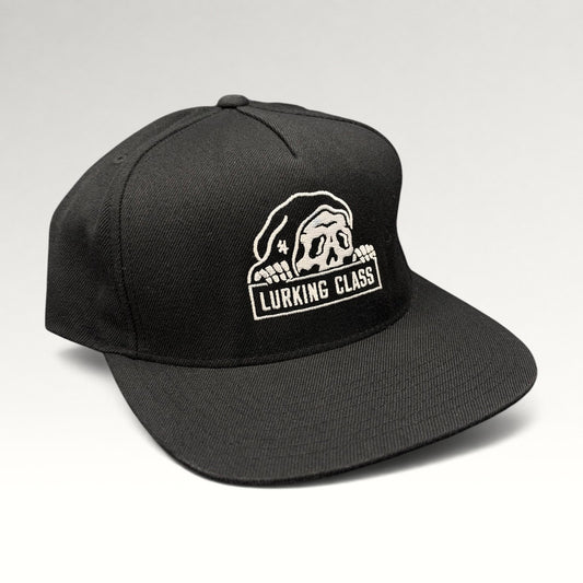 Lurking Class by Sketchy Tank Snapback Hat view 2