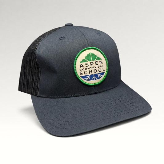 Aspen Country Day School Yupoong Snapback Trucker Hat view 2