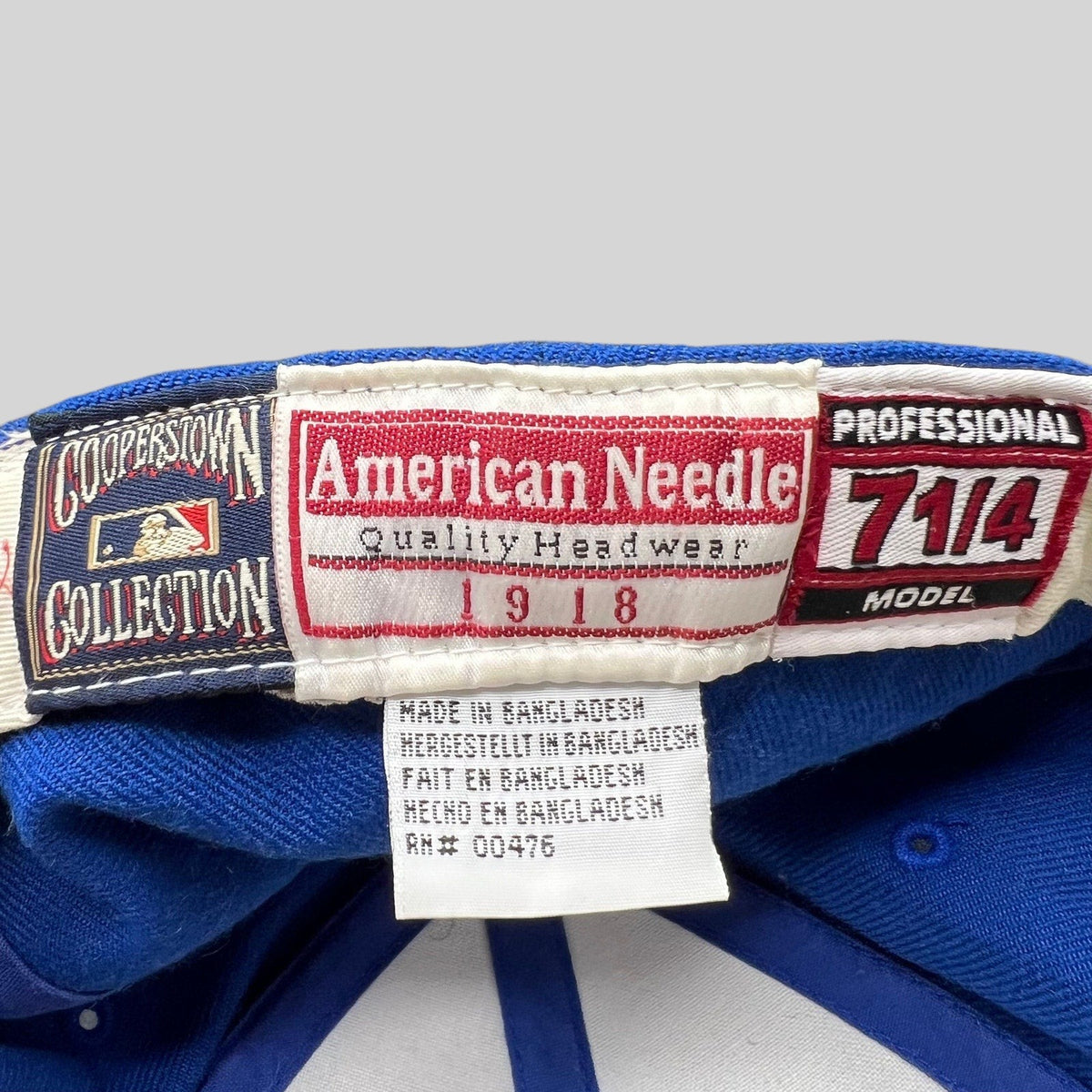 Raree Finds vintage American Needle Cooperstown Collection Brooklyn Dodgers hat interior size 7 1/4 label