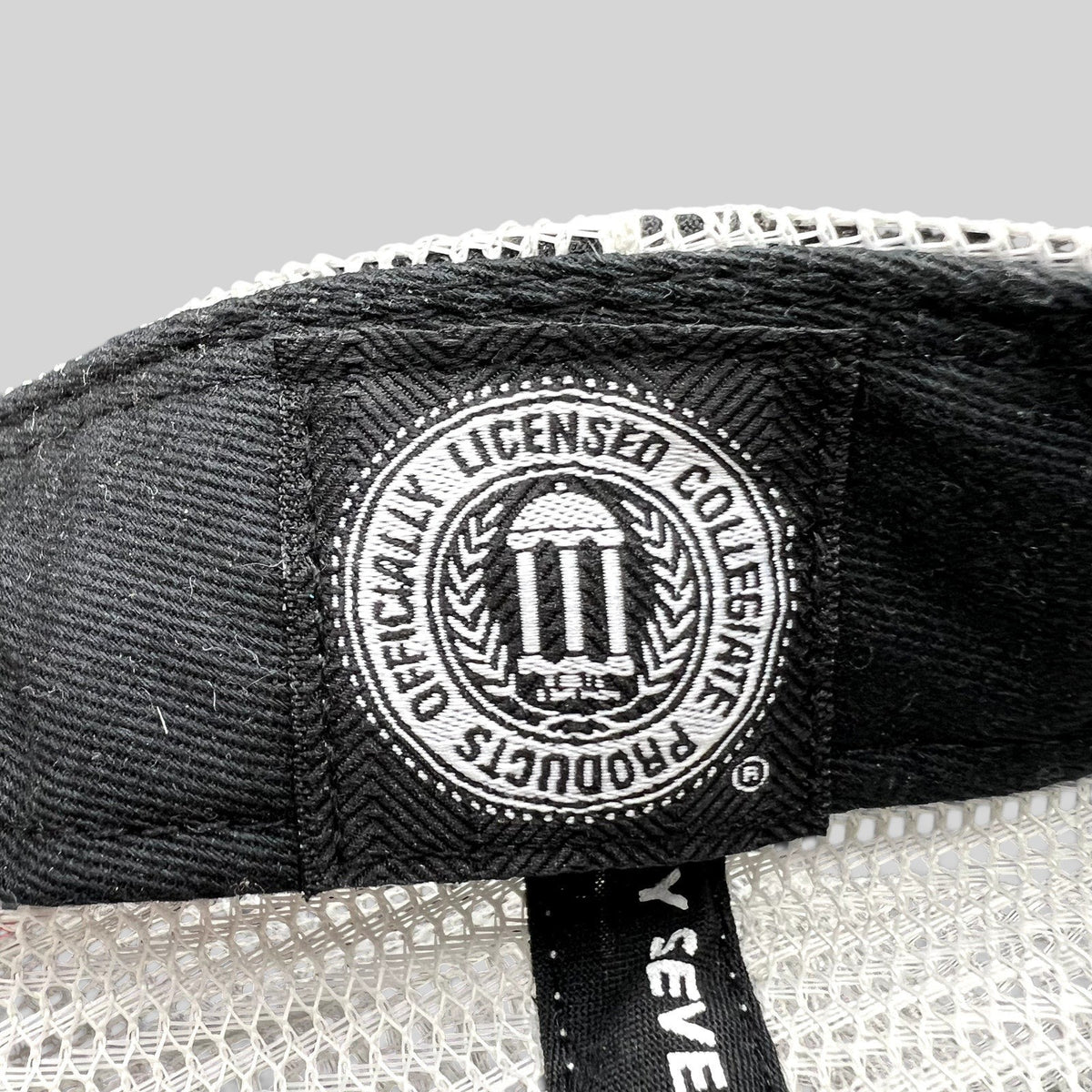 Raree Finds Maryland Terrapins 47 Brand hat interior label showing officially licensed collegiate product branding