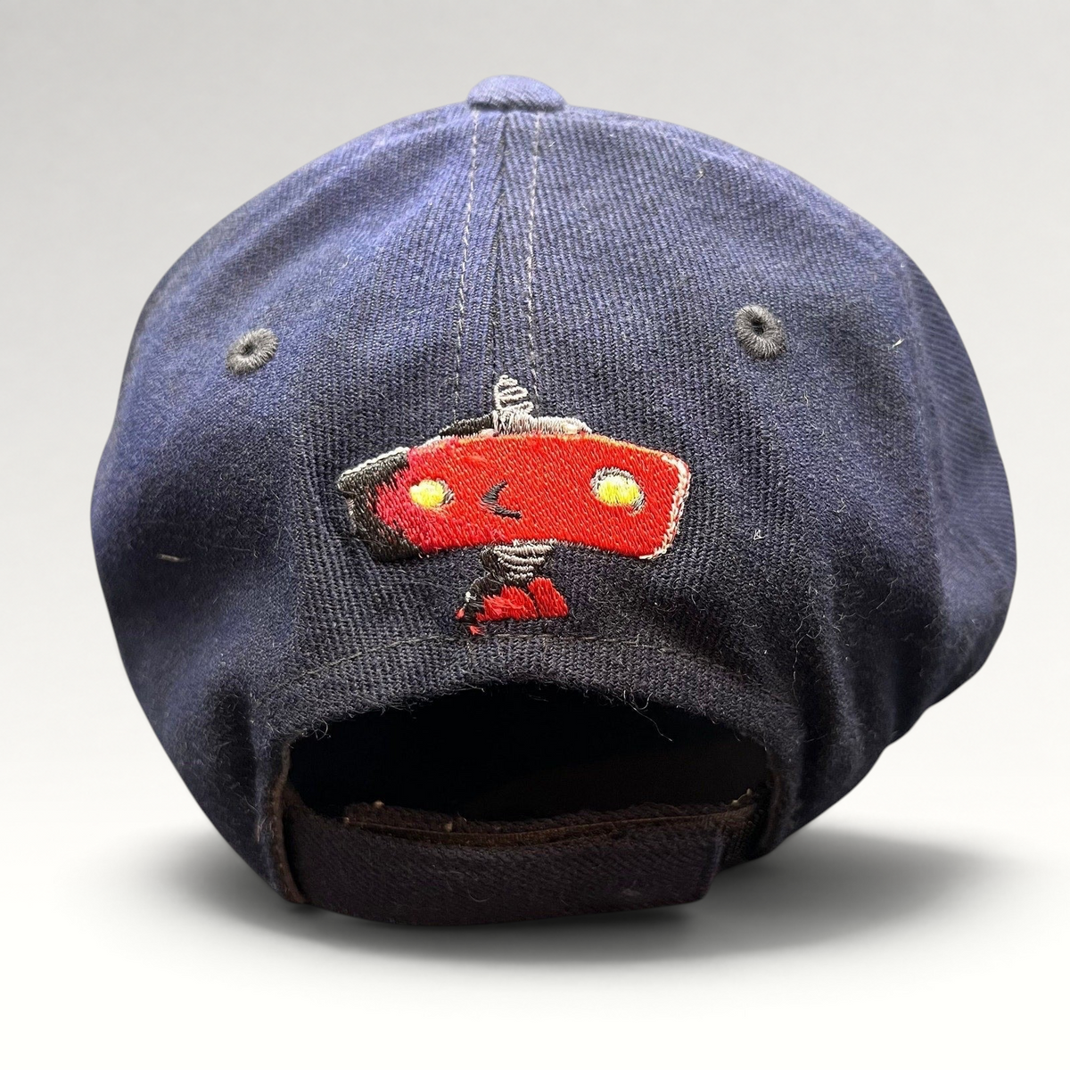 Raree Finds navy blue Star Trek 2009 crew hat featuring embroidered Bad Robot logo on the back