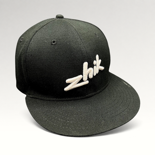 Raree Finds Zhik limited edition black fitted sailing cap with white embroidered logo and flat brim