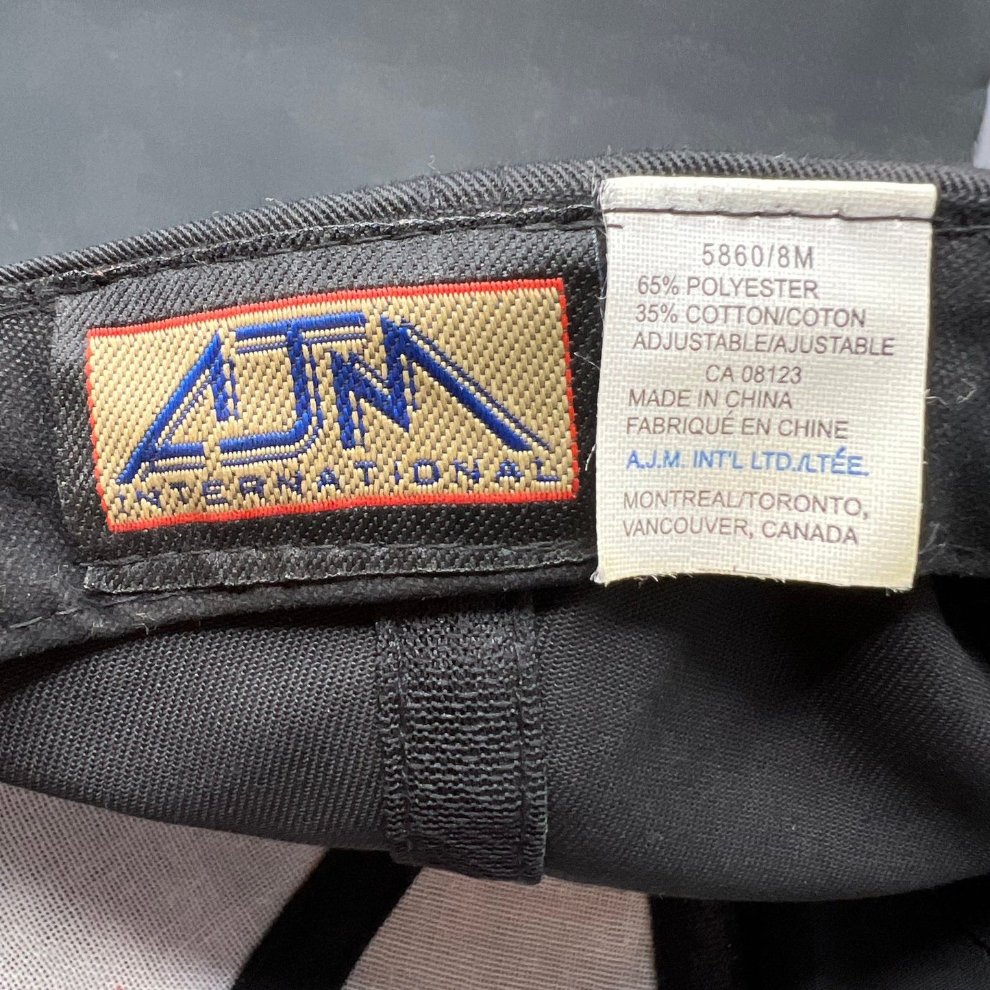 Vintage John Elkin Elite Goalie School AJM Strapback Hockey Hat