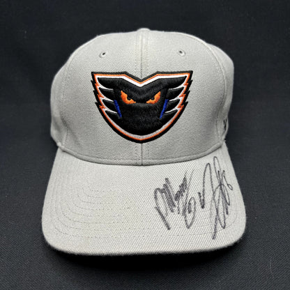 Lehigh Valley Phantoms Signed 47 Brand Stretch Fit Hockey Hat Gray
