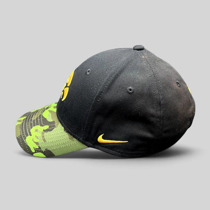 Nike Iowa Hawkeyes Camo Bill Strapback Hat Legacy91 Black