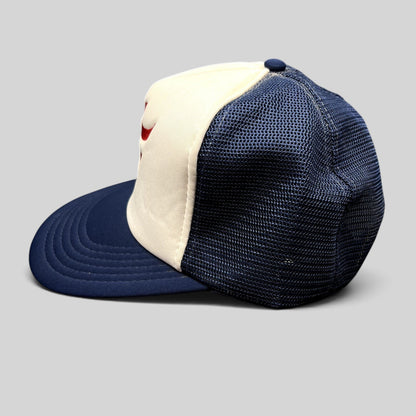 Vintage U.S. Feed Grains Council Mesh Snapback Trucker Hat USA
