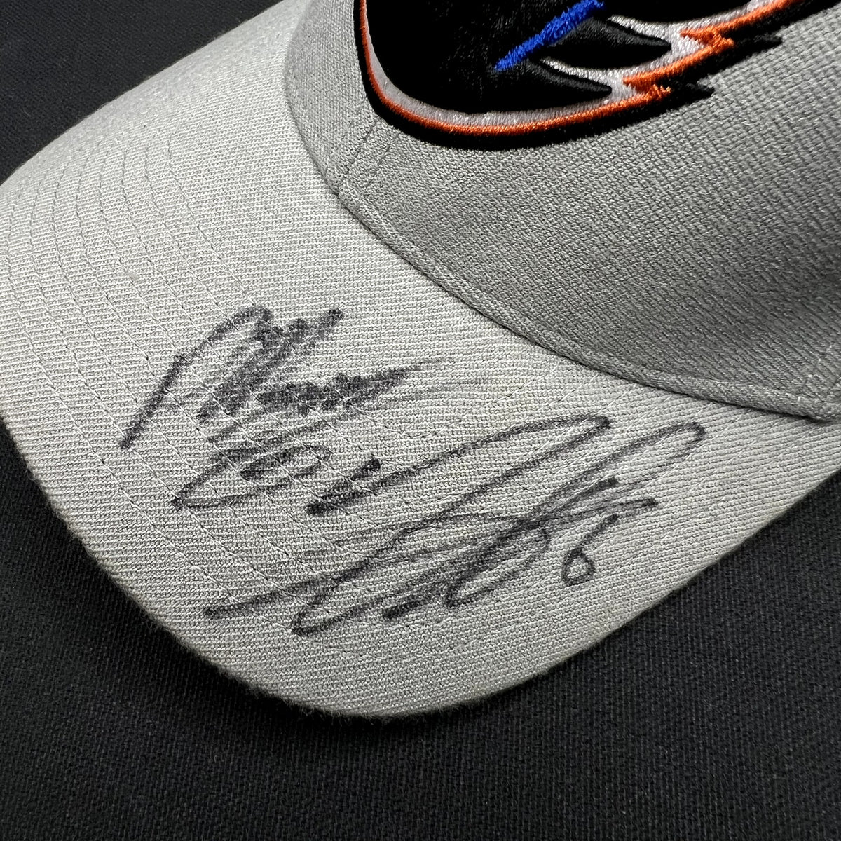 Lehigh Valley Phantoms Signed 47 Brand Stretch Fit Hockey Hat Gray