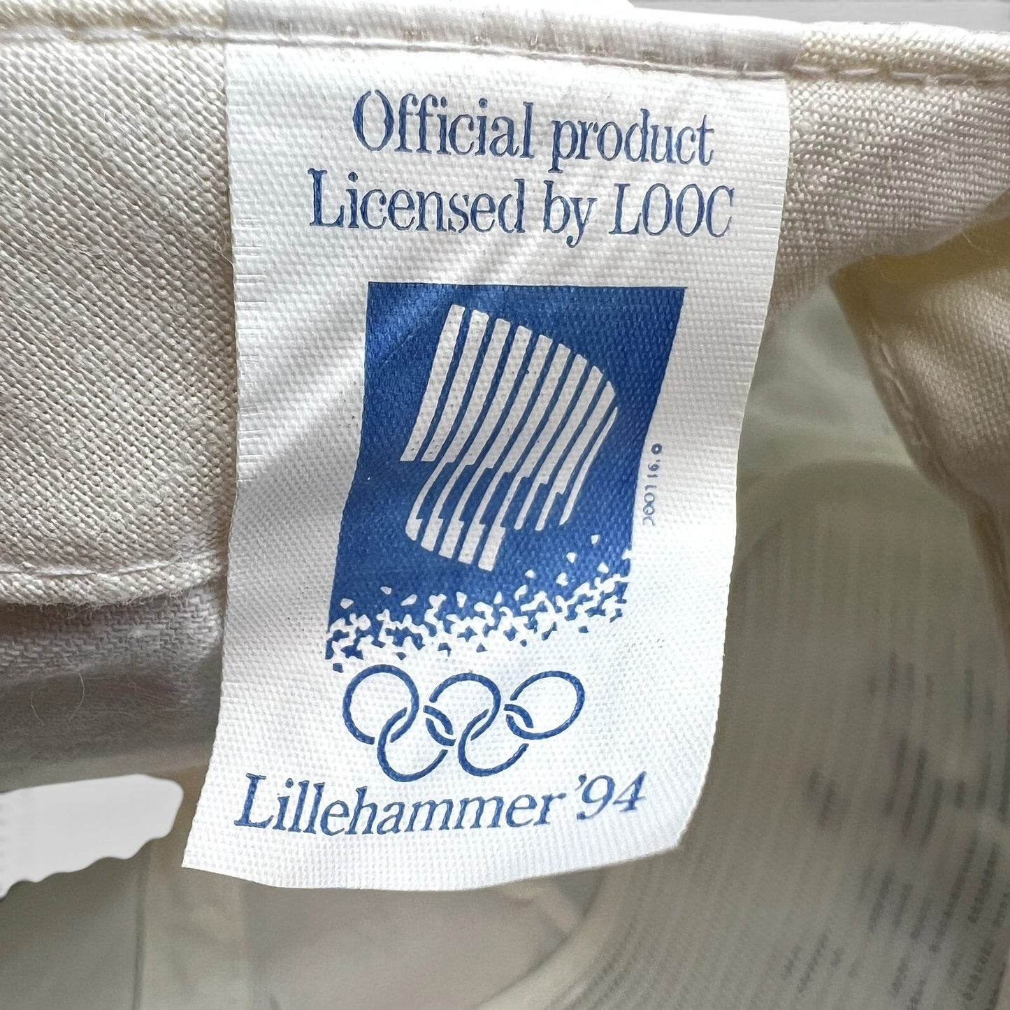 Vintage 1994 Lillehammer Winter Olympics Official Licensed Flex Back Hat Norway