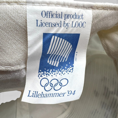 Vintage 1994 Lillehammer Winter Olympics Official Licensed Flex Back Hat Norway