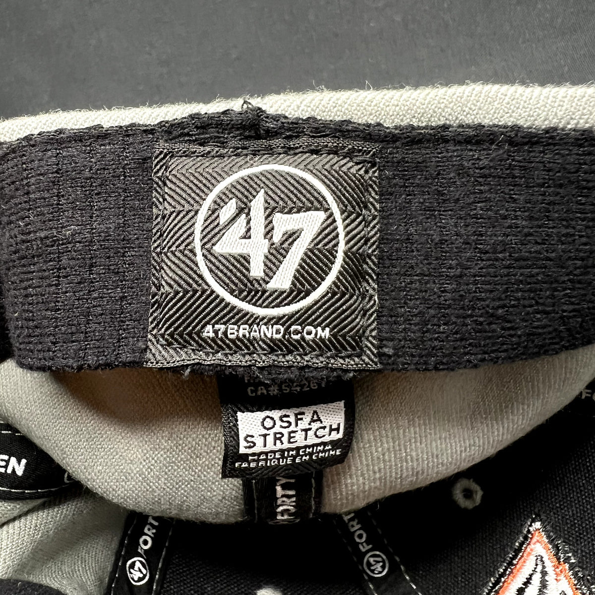 Lehigh Valley Phantoms Signed 47 Brand Stretch Fit Hockey Hat Gray