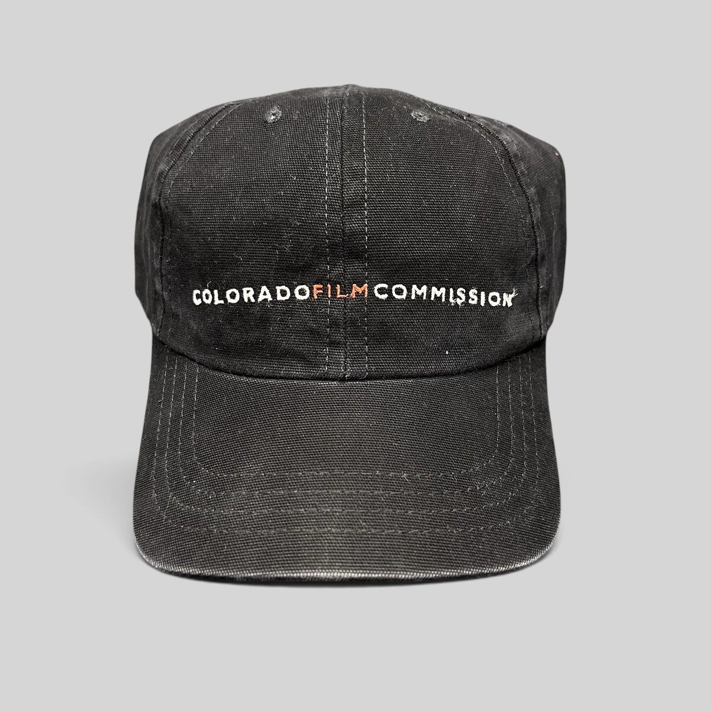 Colorado Film Commission Adjustable Strapback Hat Black Film Industry Promo Cap