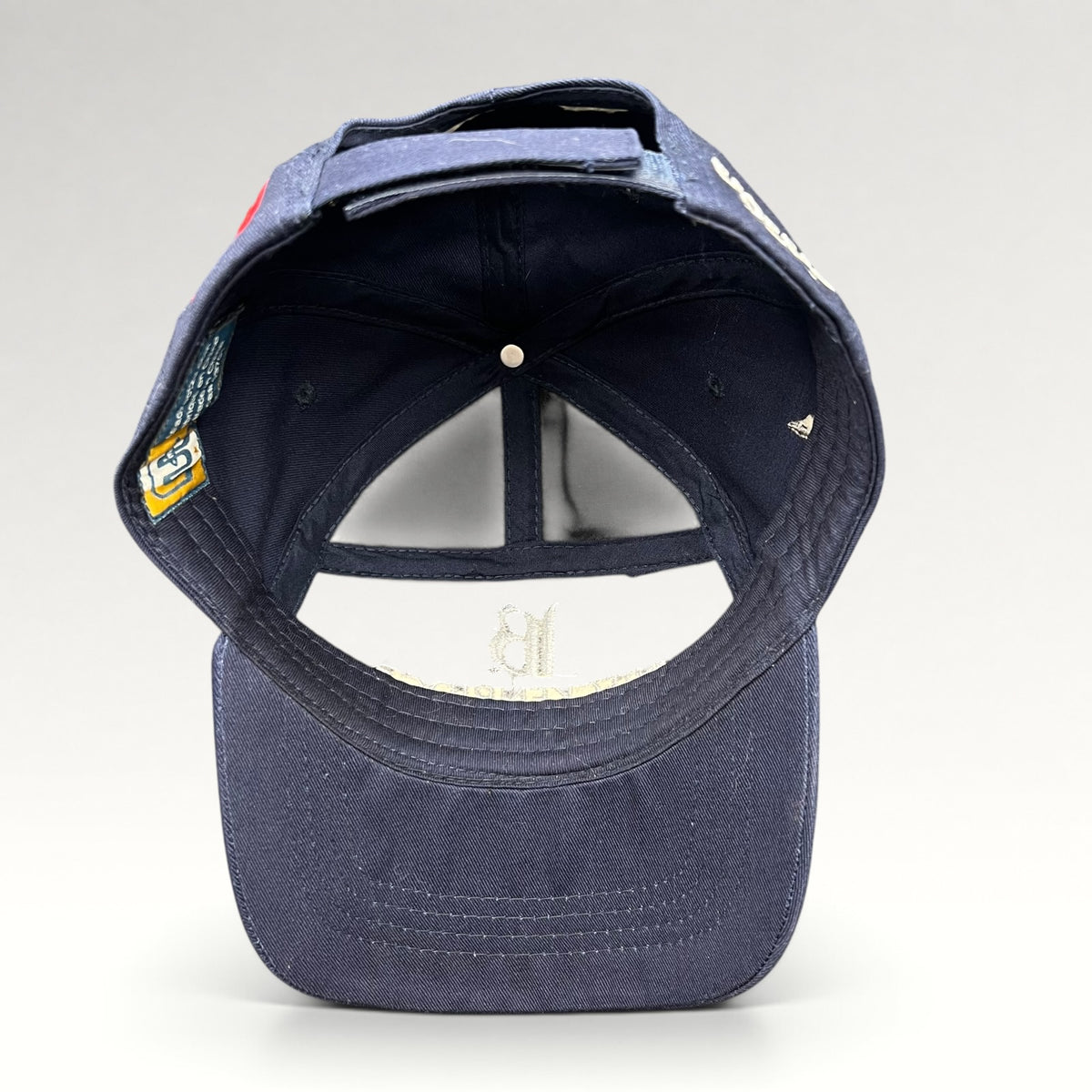 Breckenridge Ski Resort staff 2006-07 strapback golf hat, interior and adjustable strap