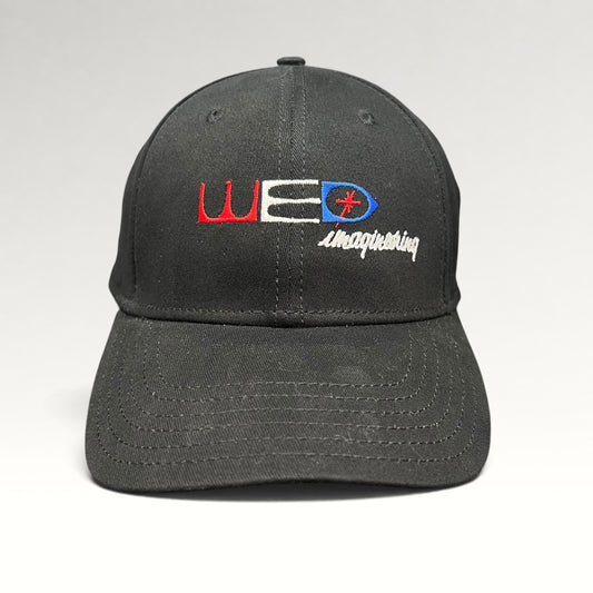 Walt Disney Imagineering exclusive black fitted hat, front view