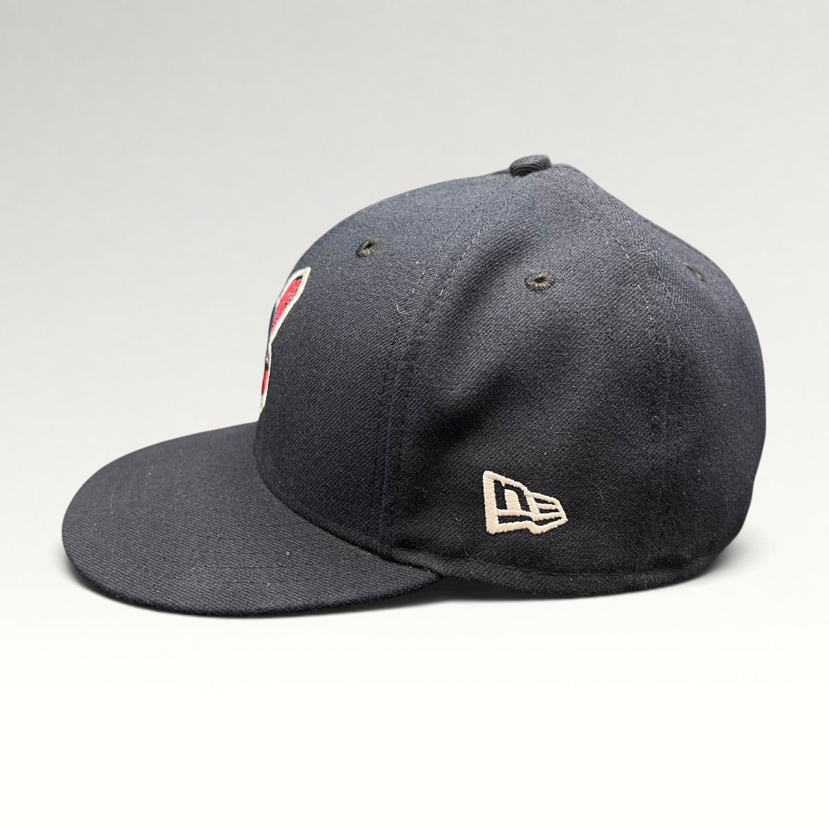 Cleveland Indians New Era fitted hat, left side logo