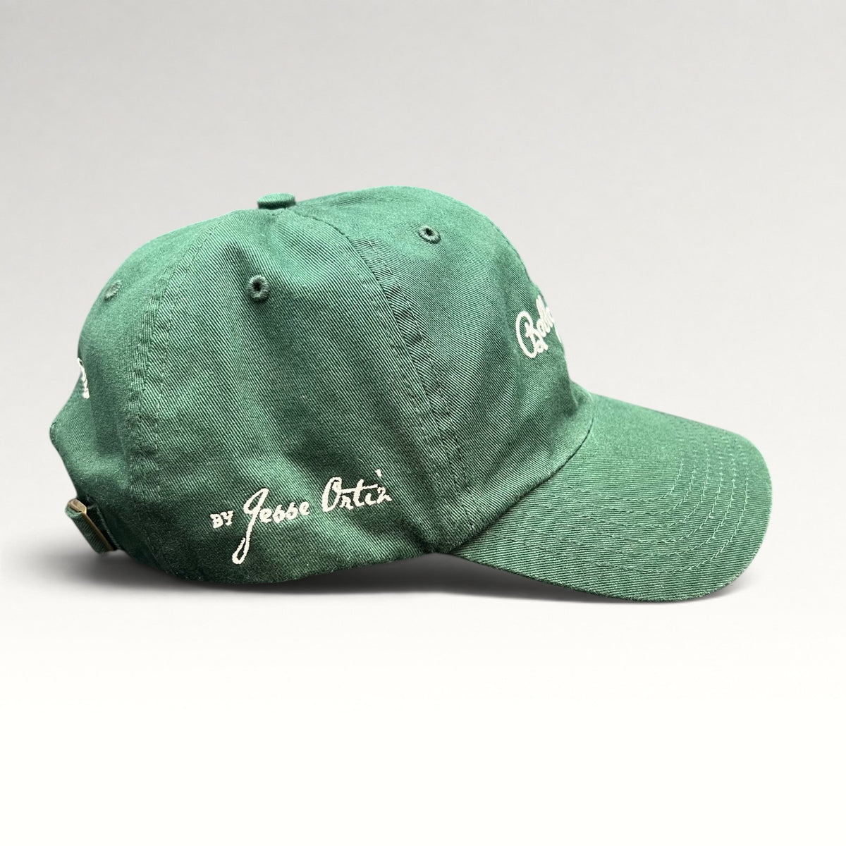 Bobby Jones hat with by Jesse Ortiz side embroidery