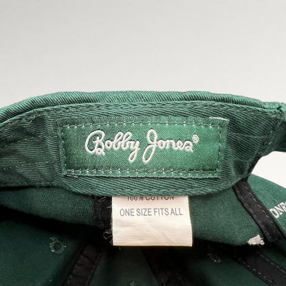 Bobby Jones interior label showing 100% cotton and one size fits all