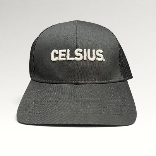 Celsius Energy Cap America black trucker hat, photo 1