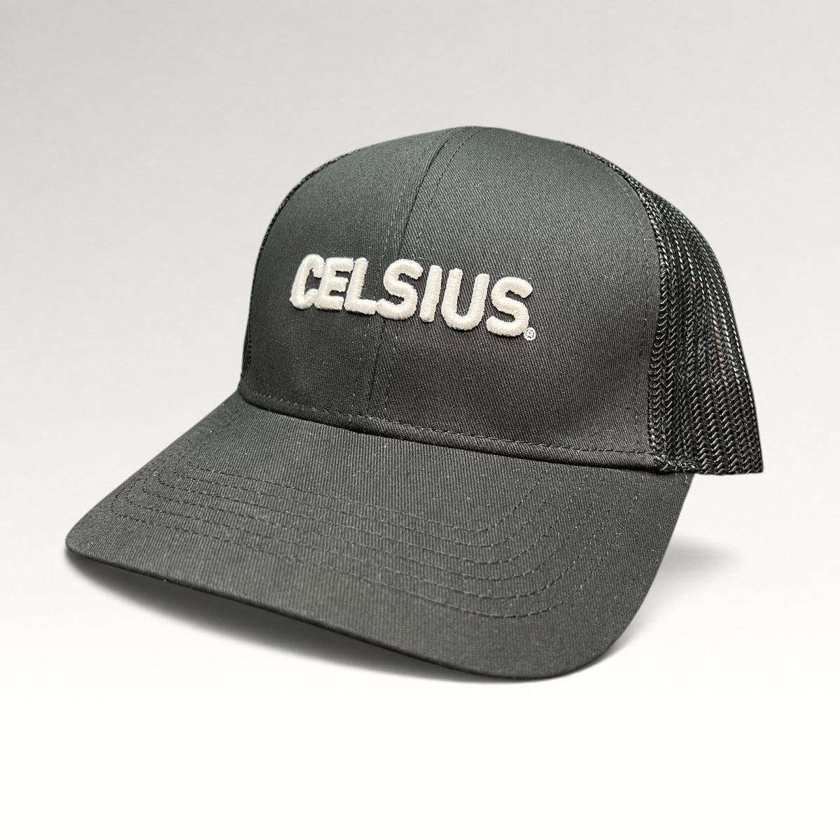 Celsius Energy Cap America black trucker hat, photo 3