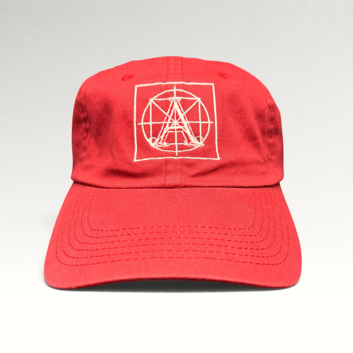 Artisan Partners ARTIX ARTJX 2000s Red Strapback Hat, photo 1