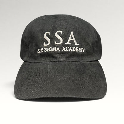 Six Sigma Academy SSA Velocity Black Strapback Hat, photo 1