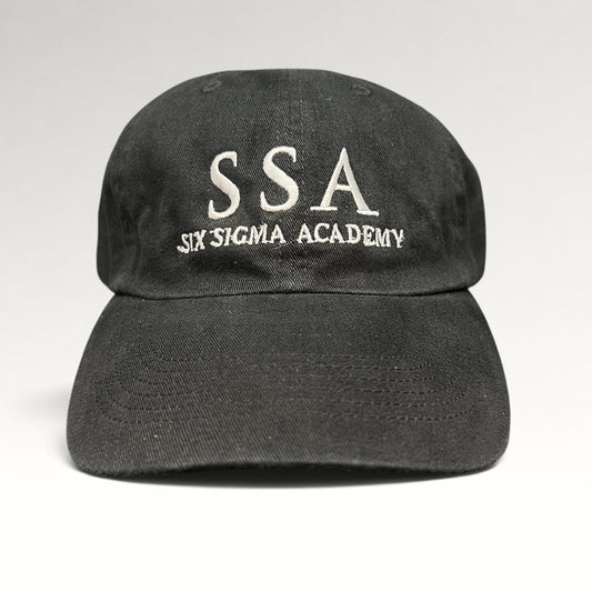 Six Sigma Academy SSA Velocity Black Strapback Hat, photo 1