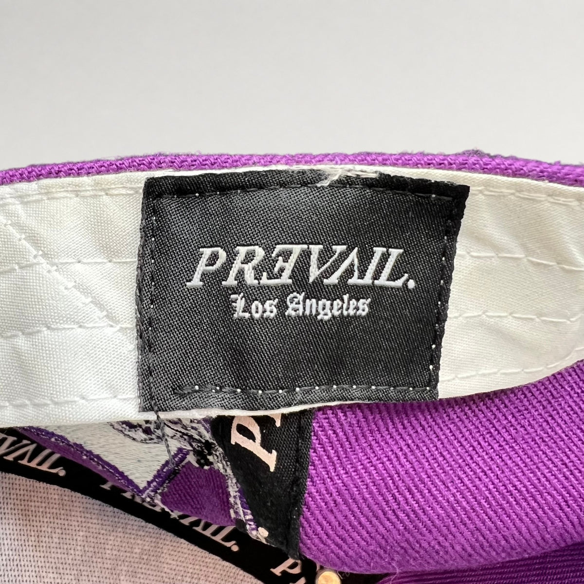 Prevail Los Angeles Modern Purple World Series Snapback Hat, photo 8