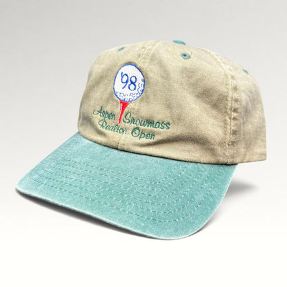 Aspen Snowmass Realtor Open 1998 Maroon Creek Club Strapback Hat, photo 3