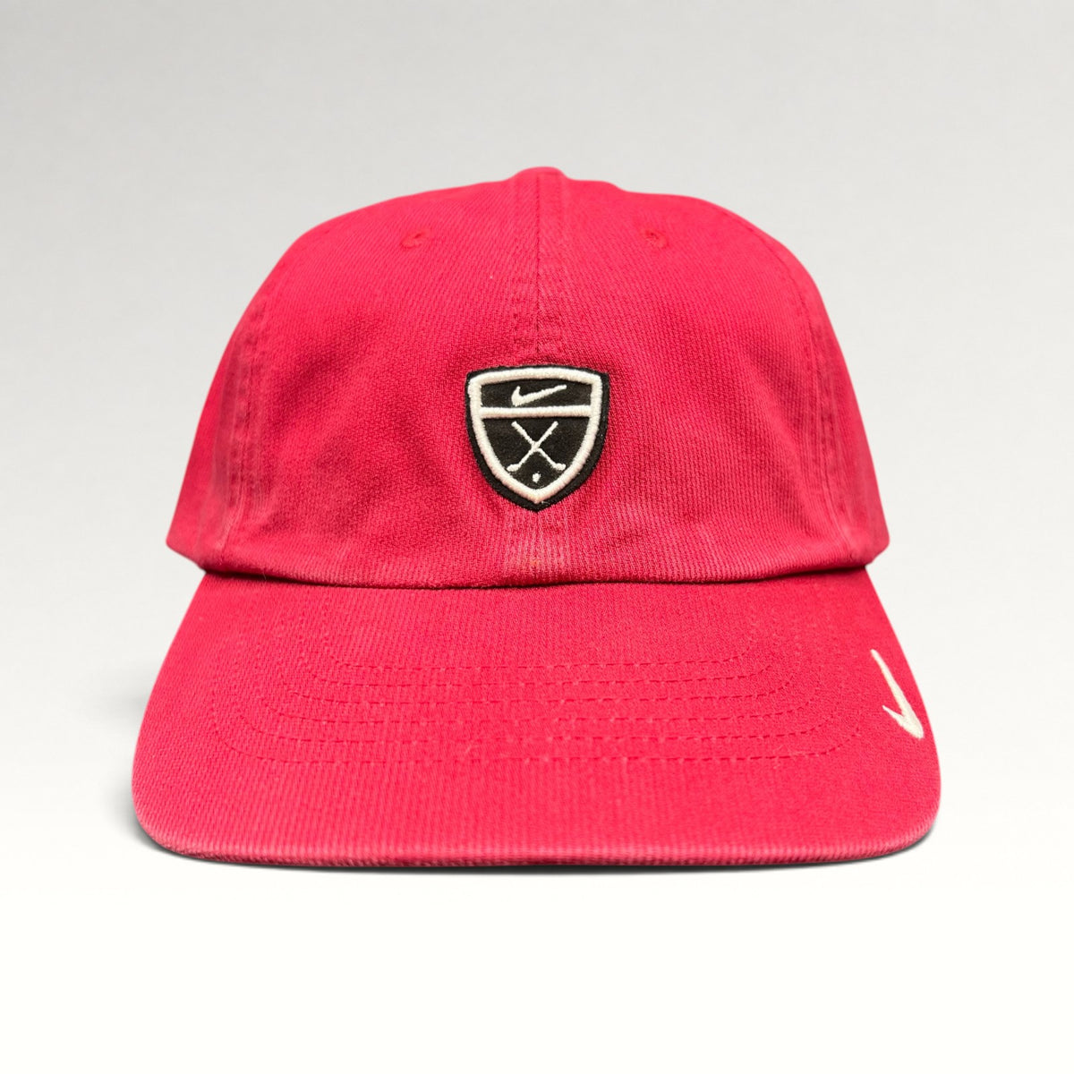 Nike Golf Crest 2000s Red Strapback Hat, photo 1