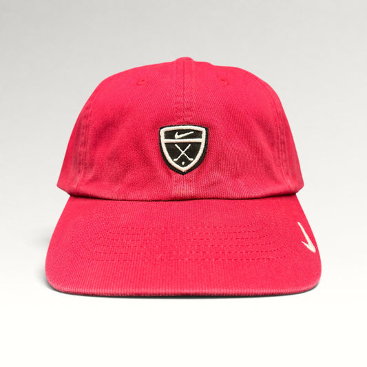 Nike Golf Crest 2000s Red Strapback Hat, photo 1