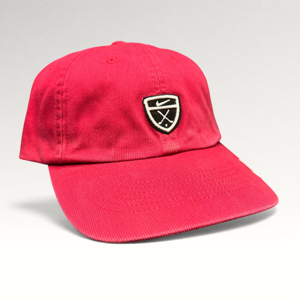 Nike Golf Crest 2000s Red Strapback Hat, photo 2