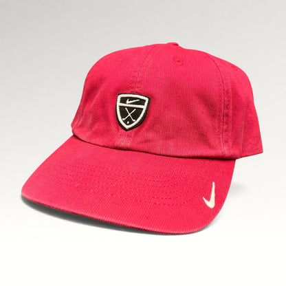 Nike Golf Crest 2000s Red Strapback Hat, photo 3
