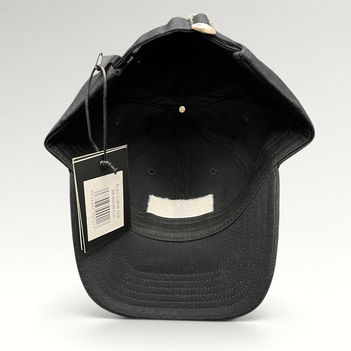 Bille Beino Modern Black Red Flag Patch Strapback Hat, photo 6