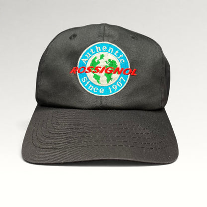 Rossignol Authentic Since 1907 Globe 2000s Black Strapback Hat, photo 1