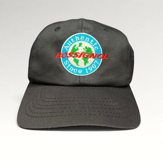 Rossignol Authentic Since 1907 Globe 2000s Black Strapback Hat, photo 1