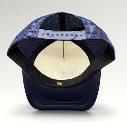 Magic Mind Modern Blue Wave Trucker Snapback Hat, photo 6
