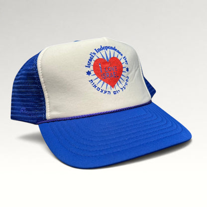 Israel Independence Day Nissin Vintage 1990s Trucker Hat, photo 2