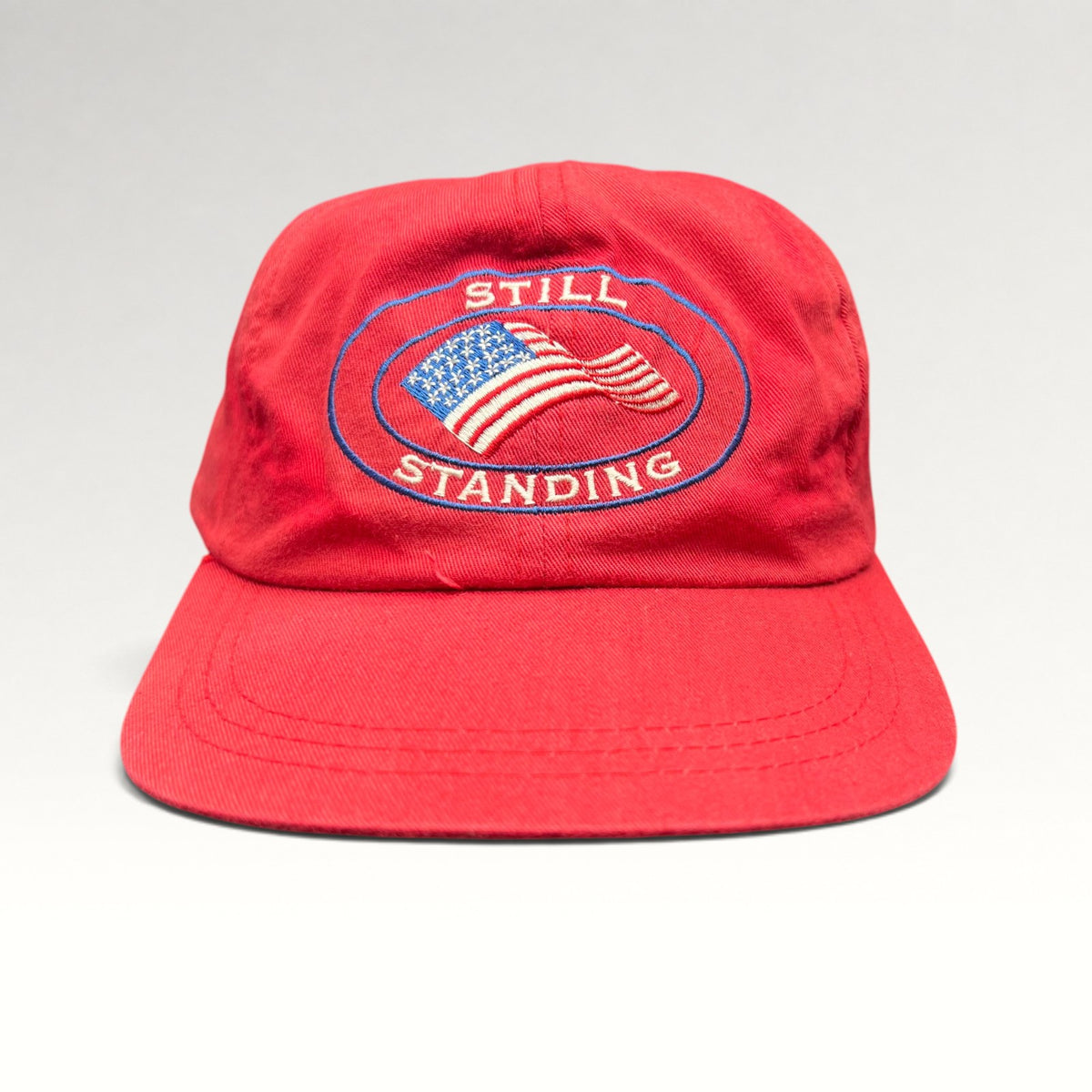 Still Standing American Flag Headmaster Snapback Hat, photo 1