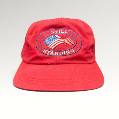 Still Standing American Flag Headmaster Snapback Hat, photo 1