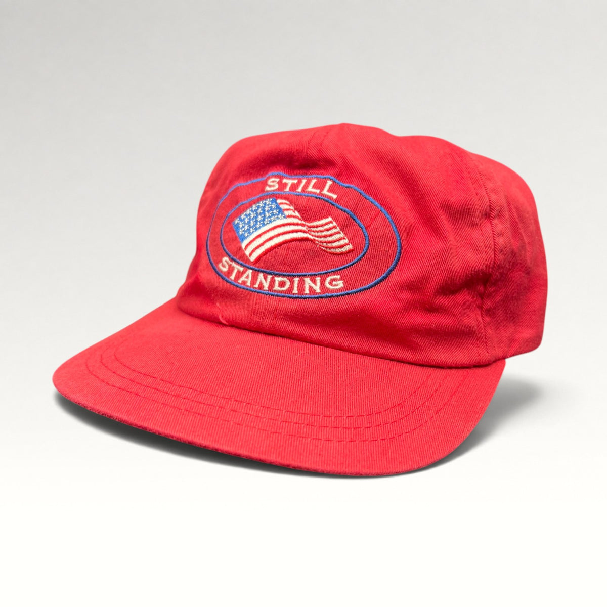 Still Standing American Flag Headmaster Snapback Hat, photo 3
