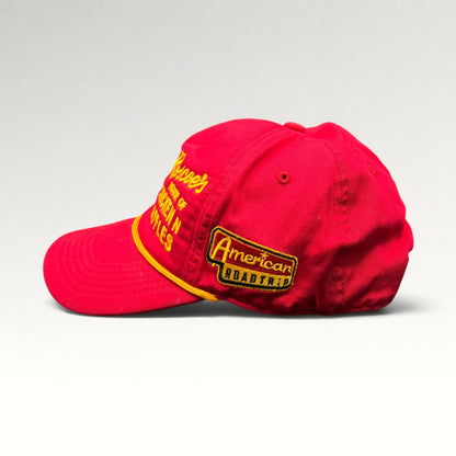 Roscoe's Chicken and Waffles American Roadtrip 2000s Rope Snapback Hat, photo 4