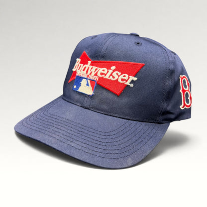 Budweiser Boston Red Sox Outdoor Cap 2000s Snapback Hat, photo 3