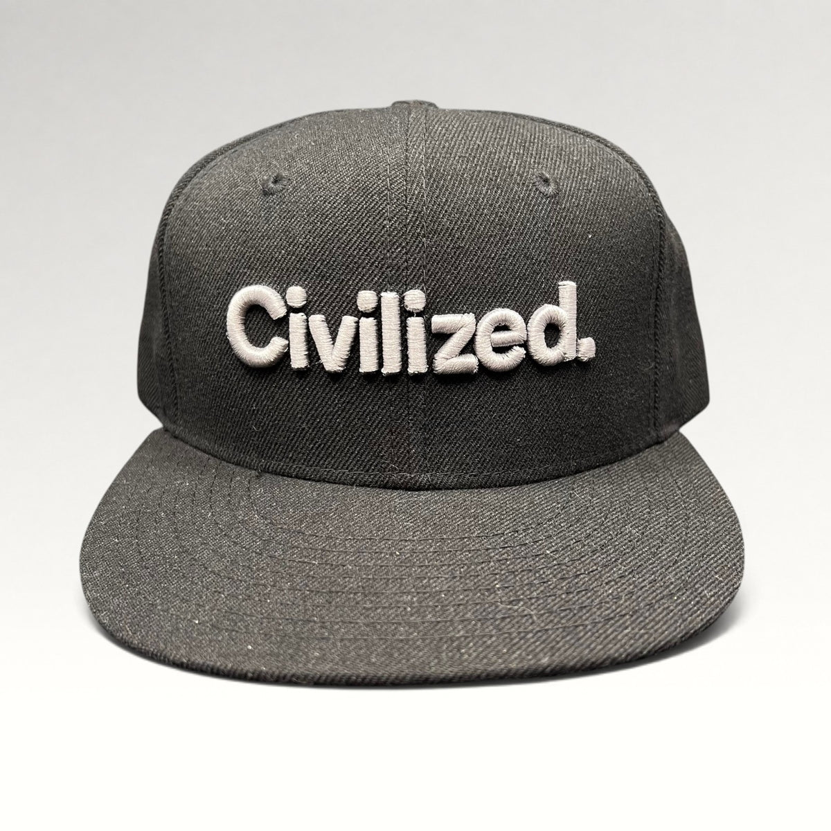 Civilized Truly Honest Content Snapback Hat, photo 1